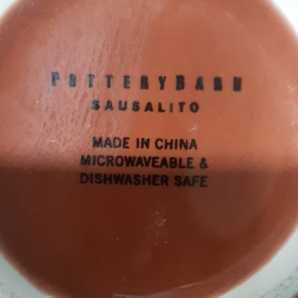Pottery Barn Sausalito Terracotta 2 Mug